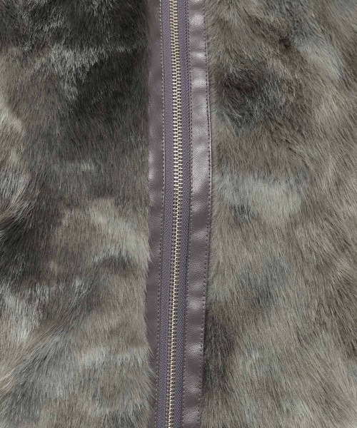 HARE（ハレ）の「フェイクファーニュアンスブルゾン(HARE)（ブルゾン・レディース・グレー/グレー系その他・FREE）」の18枚目の写真