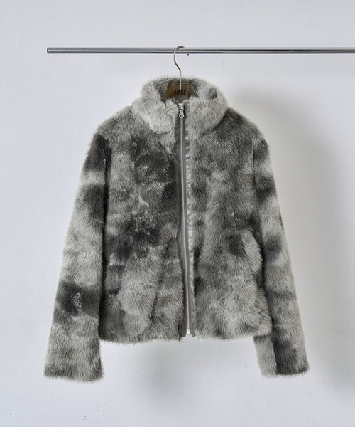 HARE（ハレ）の「フェイクファーニュアンスブルゾン(HARE)（ブルゾン・レディース・グレー/グレー系その他・FREE）」の20枚目の写真