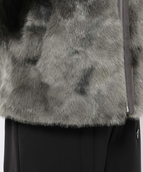 HARE（ハレ）の「フェイクファーニュアンスブルゾン(HARE)（ブルゾン・レディース・グレー/グレー系その他・FREE）」の17枚目の写真