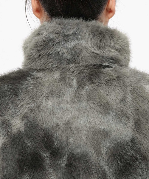 HARE（ハレ）の「フェイクファーニュアンスブルゾン(HARE)（ブルゾン・レディース・グレー/グレー系その他・FREE）」の16枚目の写真