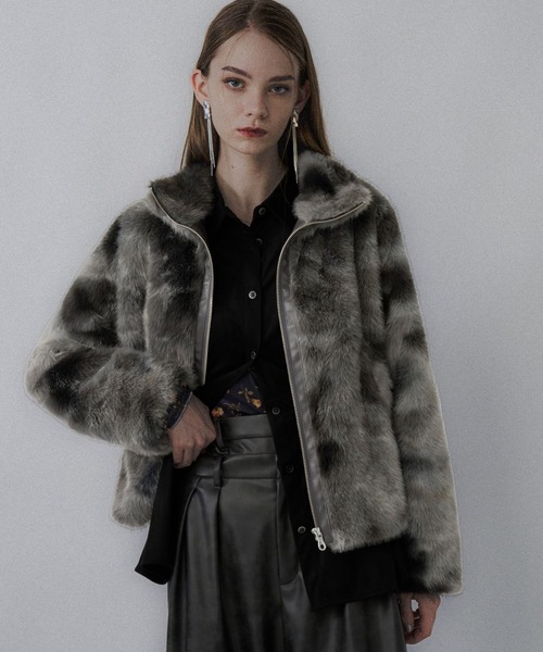 フェイクファーニュアンスブルゾン(HARE)（ブルゾン）｜HARE（ハレ）の