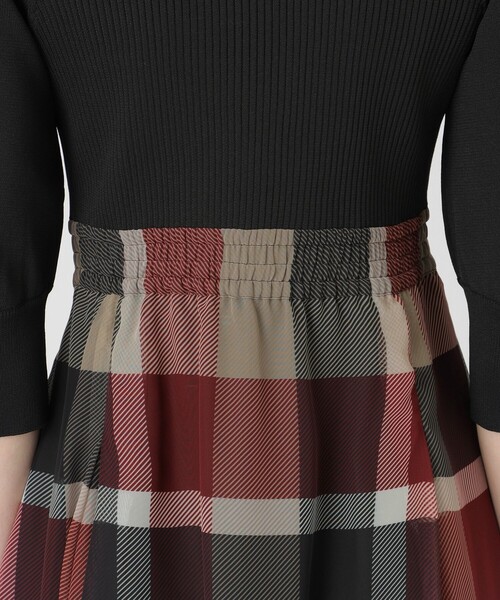 予約販売】シフォンコンビドレス（ワンピース）｜BLUE LABEL