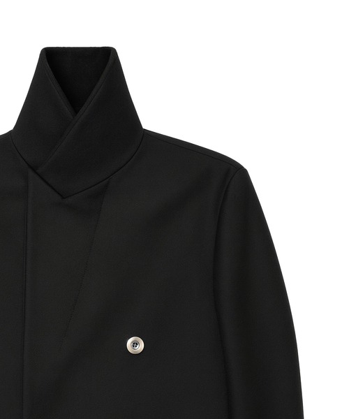 FACTOTUM（ファクトタム）の「【FACTOTUM】 SUPER110`s Melton W Coat（ピーコート・メンズ・ブラック/グレー・46/48）」の10枚目の写真