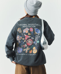 NBA | NBA 別注 和柄ランダムロゴ クルーネックスウェット(スウェット)