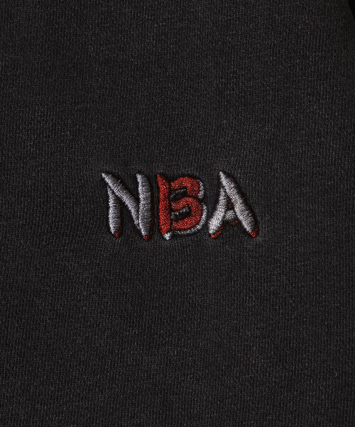 NBA（エヌビーエー）の「NBA 別注 和柄ランダムロゴ クルーネックスウェット（スウェット・メンズ・ネイビー/ライトグレー/チャコールグレー・LARGE/MEDIUM）」の16枚目の写真