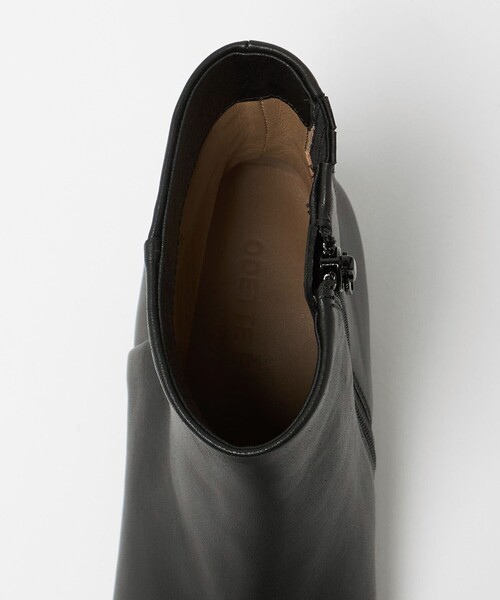 ODETTE E ODILE(オデットエオディール)の「ナロースクエアプレーン ショートブーツ25↑(ブーツ・レディース・ブラック・24cm/23.5cm/22.5cm/22cm/24.5cm/25cm/23cm)」の6枚目の写真