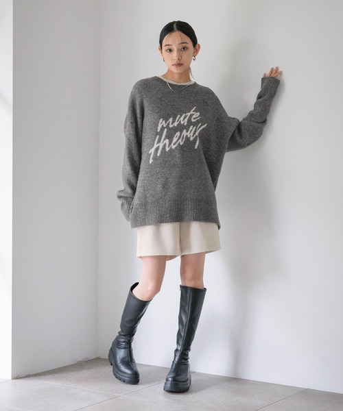 LOWRYS FARM(ローリーズファーム)の「ウールライクショートパンツ 580891(その他パンツ・レディース・ブラック/チャコールグレー/ブラウン/アイボリー・FREE)」の20枚目の写真