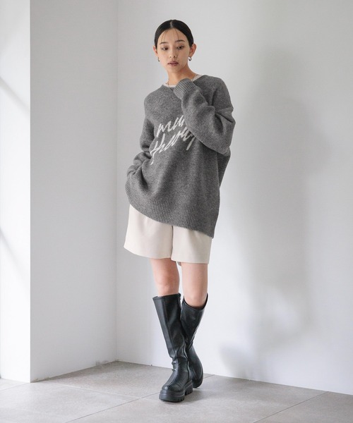 LOWRYS FARM(ローリーズファーム)の「ウールライクショートパンツ 580891(その他パンツ・レディース・ブラック/チャコールグレー/ブラウン/アイボリー・FREE)」の21枚目の写真