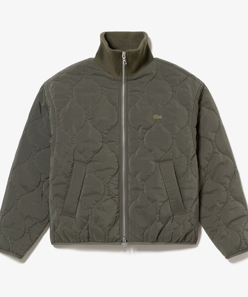 LACOSTE（ラコステ）の「THERMORE中綿 ひょうたんキルティング ハイネックジップブルゾン（ブルゾン・レディース・オリーブ/ダークブラウン・34/36/38/40）」の16枚目の写真