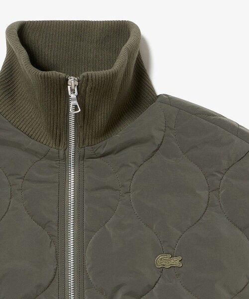 LACOSTE（ラコステ）の「THERMORE中綿 ひょうたんキルティング ハイネックジップブルゾン（ブルゾン・レディース・オリーブ/ダークブラウン・34/36/38/40）」の20枚目の写真