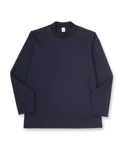 TAKEO KIKUCHI（タケオキクチ）の「ハイゲージ モクロディ モックネック（Tシャツ/カットソー・メンズ・ホワイト/チャコールグレー/ネイビー・02/03/04）」の20枚目の写真