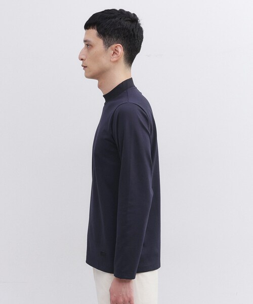 TAKEO KIKUCHI（タケオキクチ）の「ハイゲージ モクロディ モックネック（Tシャツ/カットソー・メンズ・ホワイト/チャコールグレー/ネイビー・02/03/04）」の22枚目の写真