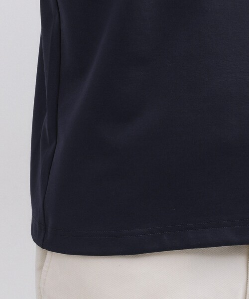 TAKEO KIKUCHI（タケオキクチ）の「ハイゲージ モクロディ モックネック（Tシャツ/カットソー・メンズ・ホワイト/チャコールグレー/ネイビー・02/03/04）」の16枚目の写真