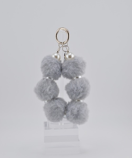 BROTHERHOOD(ブラザーフッド)の「【eY】Marshmallow Pom Ball Wrist Strap(スマホグッズ・レディース・ブラウン/ブラック/グレー/ブルー/イエロー・FREE)」の11枚目の写真