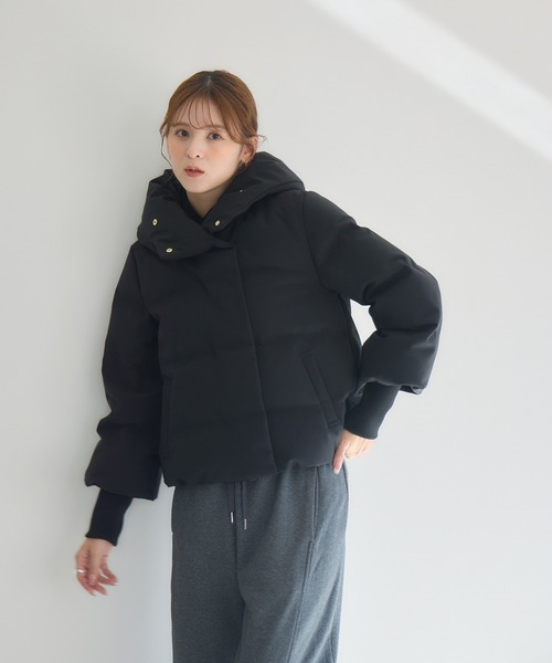 KATHARINE ROSS（キャサリンロス）の「【PILLINI/ピリーニ】シームレスダウン（ダウンジャケット/コート・レディース・ブラック/アイボリー・MEDIUM/LARGE）」の10枚目の写真