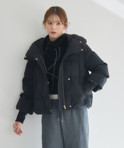 KATHARINE ROSS（キャサリンロス）の「【PILLINI/ピリーニ】シームレスダウン（ダウンジャケット/コート・レディース・ブラック/アイボリー・MEDIUM/LARGE）」の11枚目の写真