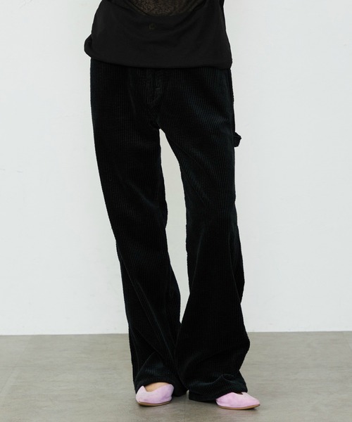 Lee(リー)の「Lee/リー【秋冬】ワイドペインターパンツ/コーデュロイ DUNGAREES(その他パンツ・レディース・キャメル/ブラック・X-SMALL/SMALL/MEDIUM)」の15枚目の写真