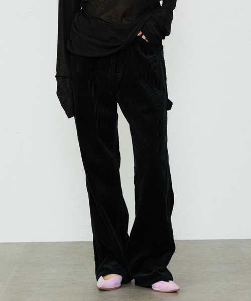 Lee(リー)の「Lee/リー【秋冬】ワイドペインターパンツ/コーデュロイ DUNGAREES(その他パンツ・レディース・キャメル/ブラック・X-SMALL/SMALL/MEDIUM)」の16枚目の写真