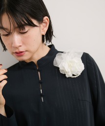 ADAM ET ROPE'（アダムエロペ）の「パール付コサージュ（ブローチ/コサージュ）」