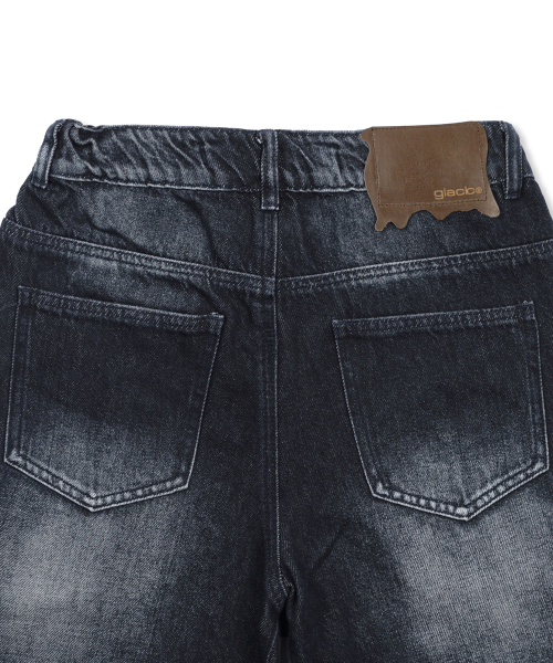 GLACK(グラック)の「GP110 グラフィックパンクウォッシングデニムパンツ (ブラック)(デニムパンツ・レディース・その他・SMALL/MEDIUM/LARGE)」の5枚目の写真