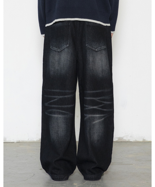 GLACK(グラック)の「GP110 グラフィックパンクウォッシングデニムパンツ (ブラック)(デニムパンツ・レディース・その他・SMALL/MEDIUM/LARGE)」の13枚目の写真