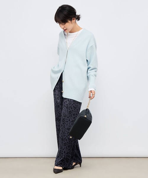 ノーリーズ！WEB限定アイテム長めVネックカーディガン WEB限定アイテム】2WAY長めVネックカーディガン（5-0058-6-02-079