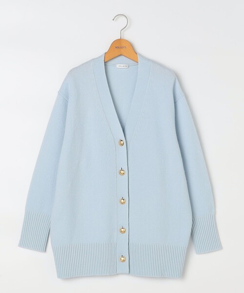 NOLLEY’S(ノーリーズ)の「【WEB限定アイテム】2WAY長めVネックカーディガン(カーディガン/ボレロ・レディース・ベビーピンク/ライトブルー/ブラック/チャコールグレー・FREE)」の14枚目の写真