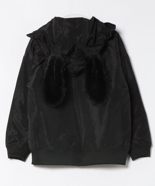 Secret Honey（シークレットハニー）の「うさ耳ハートポケットブルゾン（ブルゾン・レディース・オフホワイト/ブラック・MEDIUM）」の14枚目の写真