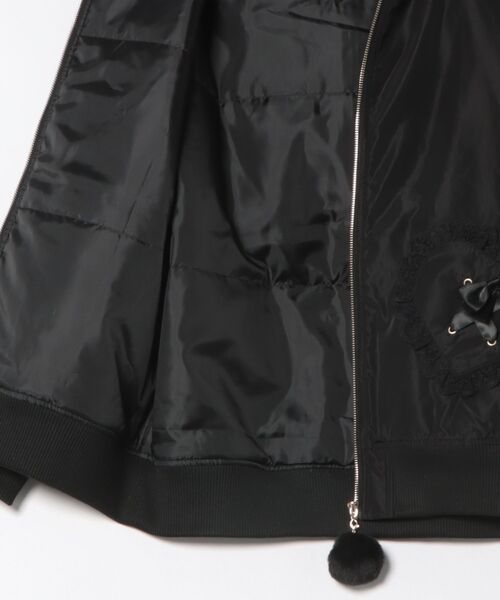 Secret Honey（シークレットハニー）の「うさ耳ハートポケットブルゾン（ブルゾン・レディース・オフホワイト/ブラック・MEDIUM）」の15枚目の写真