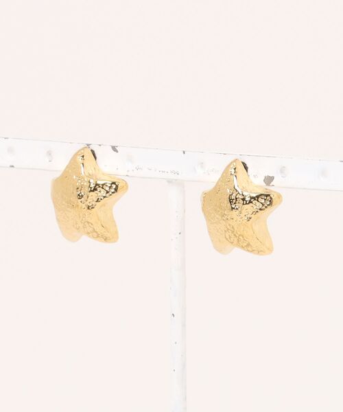 tone（トーン）の「【papillon】2wayスターピアス(MA)（ピアス（両耳用）・レディース・ゴールド・FREE）」の5枚目の写真