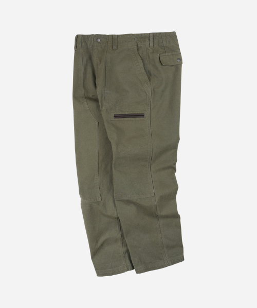 FRIZMWORKS(フリズムワークス)の「HEAVY CANVAS DESTROYED DOUBLE KNEE PANTS _ OLIVE(その他パンツ・メンズ・その他・SMALL/MEDIUM/LARGE/X-LARGE)」の2枚目の写真