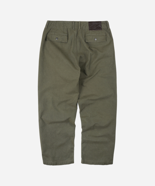 FRIZMWORKS(フリズムワークス)の「HEAVY CANVAS DESTROYED DOUBLE KNEE PANTS _ OLIVE(その他パンツ・メンズ・その他・SMALL/MEDIUM/LARGE/X-LARGE)」の3枚目の写真