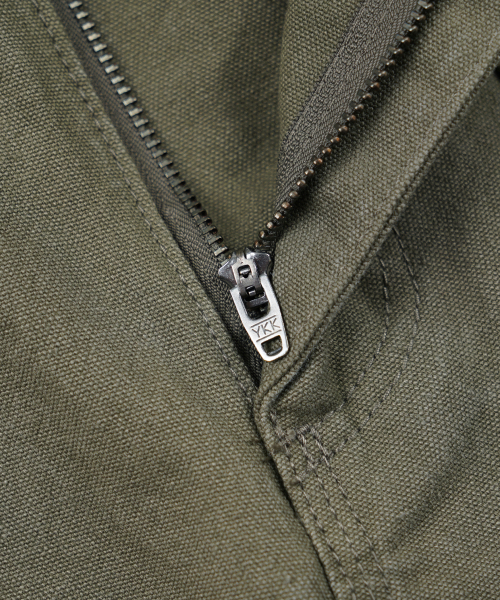 FRIZMWORKS(フリズムワークス)の「HEAVY CANVAS DESTROYED DOUBLE KNEE PANTS _ OLIVE(その他パンツ・メンズ・その他・SMALL/MEDIUM/LARGE/X-LARGE)」の6枚目の写真