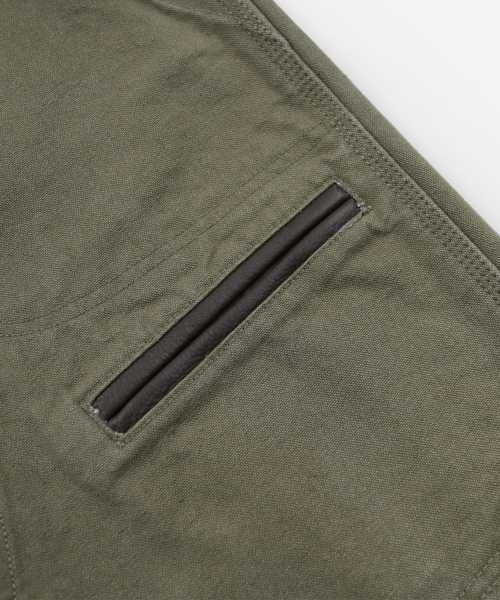 FRIZMWORKS(フリズムワークス)の「HEAVY CANVAS DESTROYED DOUBLE KNEE PANTS _ OLIVE(その他パンツ・メンズ・その他・SMALL/MEDIUM/LARGE/X-LARGE)」の7枚目の写真