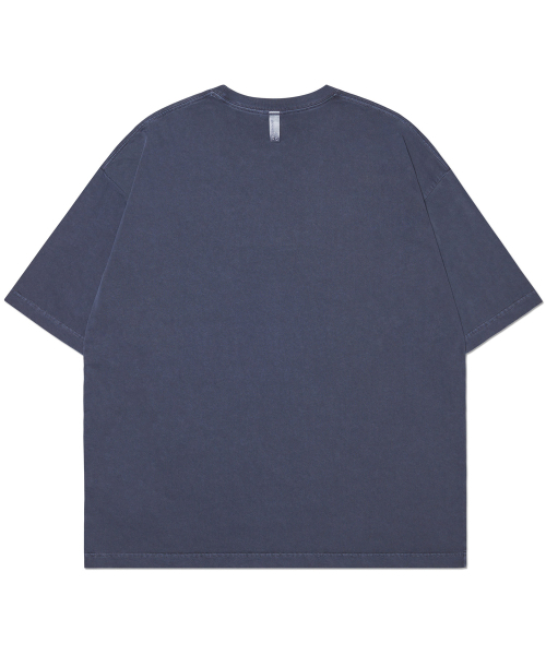 NOMANUAL(NOMANUAL)の「EMBROIDERED LOGO T-SHIRT - WASHED NAVY(Tシャツ/カットソー・レディース・その他・X-LARGE/SMALL/MEDIUM/LARGE)」の2枚目の写真