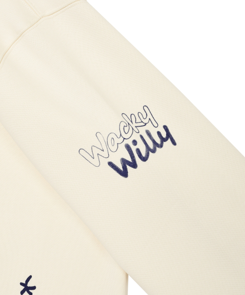 Wacky WiLLy(ワッキーウィリー)の「スプレイグラフィックフードスウェットクリーム(パーカー・レディース・その他・SMALL/MEDIUM/LARGE/X-LARGE)」の8枚目の写真