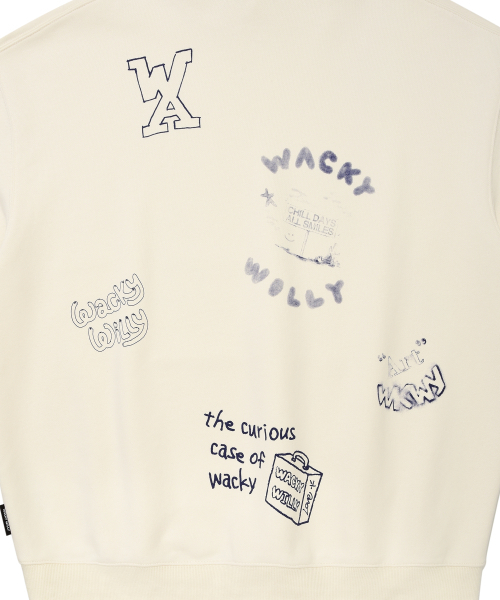 Wacky WiLLy(ワッキーウィリー)の「スプレイグラフィックフードスウェットクリーム(パーカー・レディース・その他・SMALL/MEDIUM/LARGE/X-LARGE)」の9枚目の写真