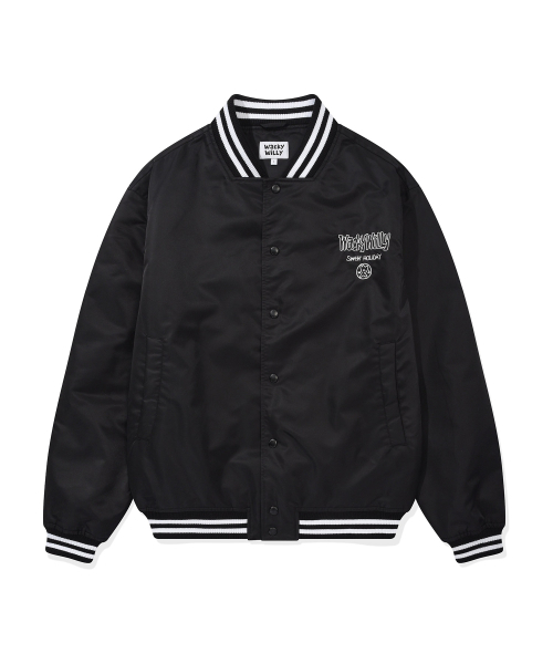 Wacky WiLLy(ワッキーウィリー)の「ナイロンバスティジャケット ブラック(スタジャン・レディース・その他・SMALL/MEDIUM/LARGE/X-LARGE)」の2枚目の写真