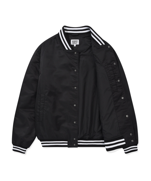 Wacky WiLLy(ワッキーウィリー)の「ナイロンバスティジャケット ブラック(スタジャン・レディース・その他・SMALL/MEDIUM/LARGE/X-LARGE)」の4枚目の写真