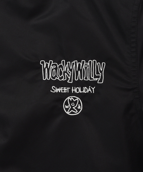 Wacky WiLLy(ワッキーウィリー)の「ナイロンバスティジャケット ブラック(スタジャン・レディース・その他・SMALL/MEDIUM/LARGE/X-LARGE)」の6枚目の写真