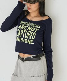 WHO'S WHO gallery | 【WEB限定】メッセージロゴニット(ニット/セーター)