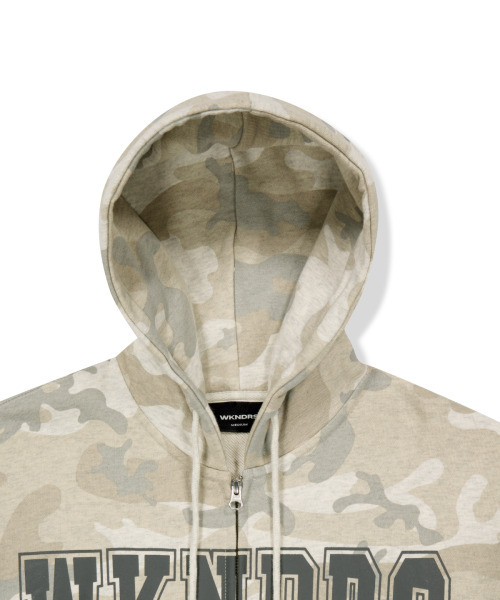 WKNDRS（ウィーキャンドース）の「H.O.F ZIPUP HOODIE (O.CAMO)（パーカー・レディース・その他・MEDIUM/LARGE/X-LARGE）」の4枚目の写真
