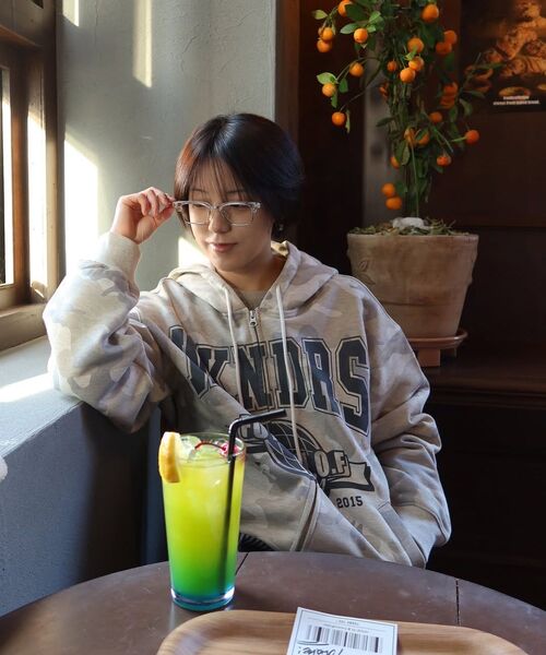 WKNDRS（ウィーキャンドース）の「H.O.F ZIPUP HOODIE (O.CAMO)（パーカー・レディース・その他・MEDIUM/LARGE/X-LARGE）」の19枚目の写真