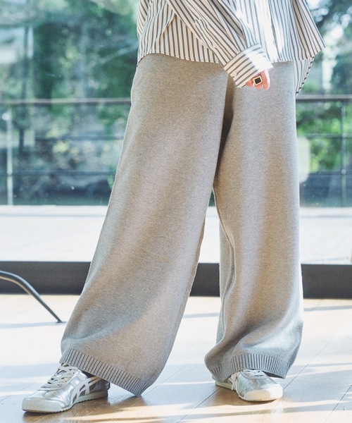 CASPER JOHN（キャスパージョン）の「Knit pants/ニットパンツ（その他パンツ・メンズ・グレー/チャコールグレー/ブラック・X-SMALL/LARGE/MEDIUM/SMALL）」の13枚目の写真