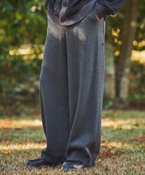 CASPER JOHN（キャスパージョン）の「Knit pants/ニットパンツ（その他パンツ・メンズ・グレー/チャコールグレー/ブラック・X-SMALL/LARGE/MEDIUM/SMALL）」の15枚目の写真