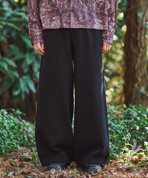 CASPER JOHN（キャスパージョン）の「Knit pants/ニットパンツ（その他パンツ・メンズ・グレー/チャコールグレー/ブラック・X-SMALL/LARGE/MEDIUM/SMALL）」の4枚目の写真