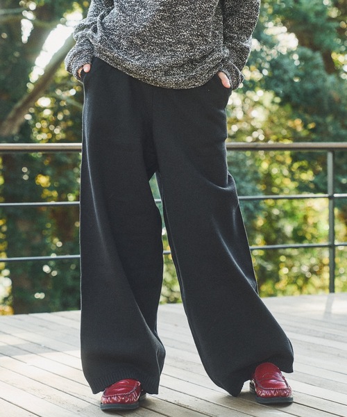 CASPER JOHN（キャスパージョン）の「Knit pants/ニットパンツ（その他パンツ・メンズ・グレー/チャコールグレー/ブラック・X-SMALL/LARGE/MEDIUM/SMALL）」の7枚目の写真