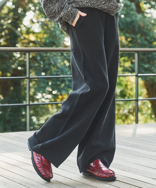 CASPER JOHN（キャスパージョン）の「Knit pants/ニットパンツ（その他パンツ・メンズ・グレー/チャコールグレー/ブラック・X-SMALL/LARGE/MEDIUM/SMALL）」の8枚目の写真