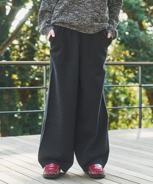 CASPER JOHN（キャスパージョン）の「Knit pants/ニットパンツ（その他パンツ・メンズ・グレー/チャコールグレー/ブラック・X-SMALL/LARGE/MEDIUM/SMALL）」の9枚目の写真