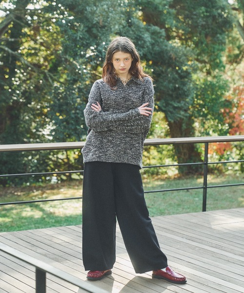 CASPER JOHN（キャスパージョン）の「Knit pants/ニットパンツ（その他パンツ・メンズ・グレー/チャコールグレー/ブラック・X-SMALL/LARGE/MEDIUM/SMALL）」の10枚目の写真